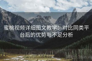 蜜桃视频详细图文教学：对比同类平台后的优势与不足分析