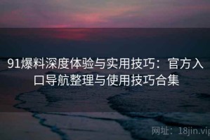 91爆料深度体验与实用技巧：官方入口导航整理与使用技巧合集