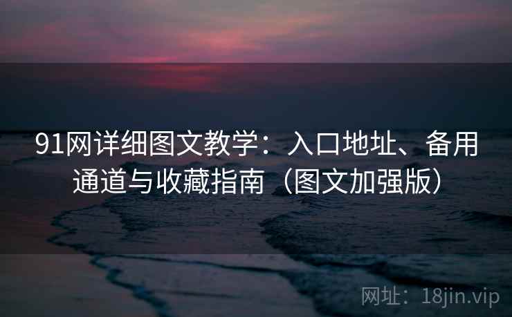 91网详细图文教学:入口地址、备用通道与收藏指南(图文加强版) 91网详细图文教学:入口地址、备用通道与收藏指南(图文加强版)