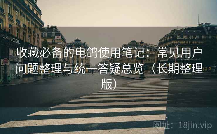 收藏必备的电鸽使用笔记：常见用户问题整理与统一答疑总览（长期整理版）