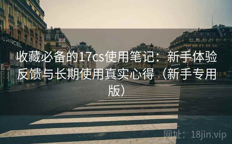 收藏必备的17cs使用笔记：新手体验反馈与长期使用真实心得（新手专用版）