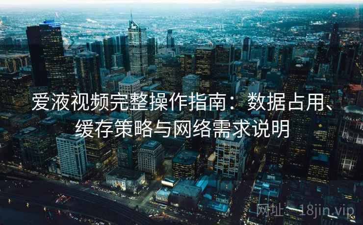 爱液视频完整操作指南：数据占用、缓存策略与网络需求说明