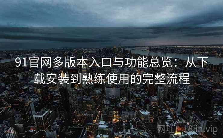 91官网多版本入口与功能总览：从下载安装到熟练使用的完整流程