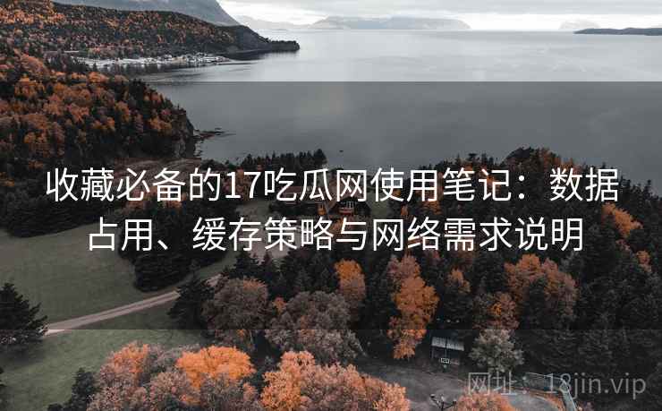 收藏必备的17吃瓜网使用笔记：数据占用、缓存策略与网络需求说明