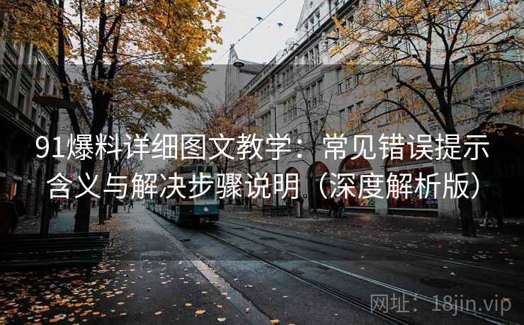 91爆料详细图文教学:常见错误提示含义与解决步骤说明(深度解析版) 91爆料详细图文教学:常见错误提示含义与解决步骤说明(深度解析版)