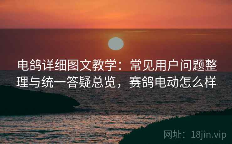 电鸽详细图文教学:常见用户问题整理与统一答疑总览,赛鸽电动怎么样 电鸽详细图文教学:常见用户问题整理与统一答疑总览,赛鸽电动怎么样